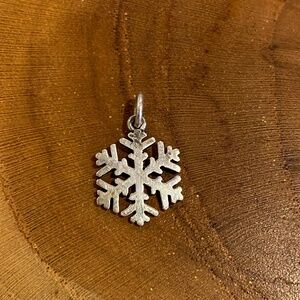 James Avery Snow Crystal Charm, Sterling Silver